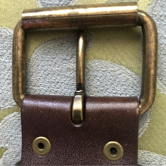 Festival leather  Brown Woven Belt - Picture 6 of 6